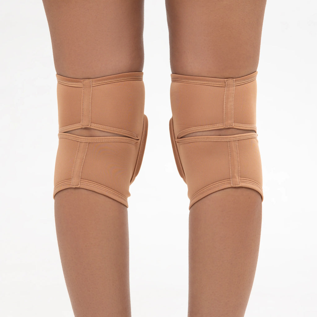 QUEEN WEAR - Genouillères classiques - Nude Caramel