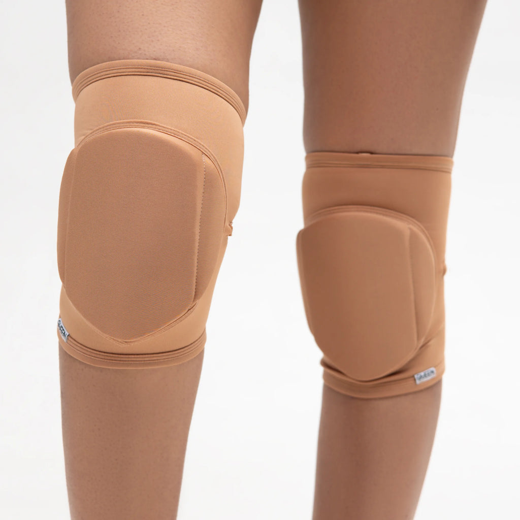 QUEEN WEAR - Genouillères classiques - Nude Caramel