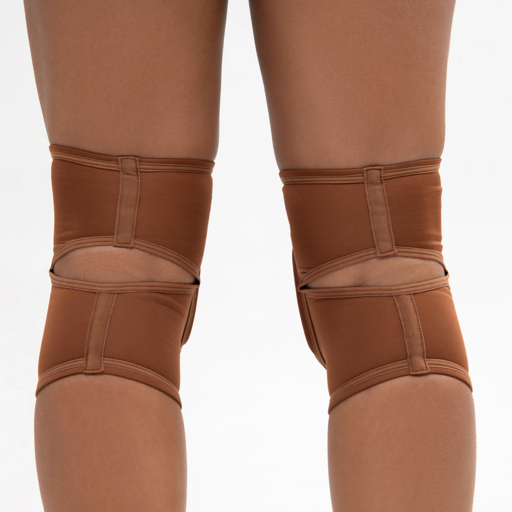 QUEEN WEAR - Genouillères classiques - Nude Moka