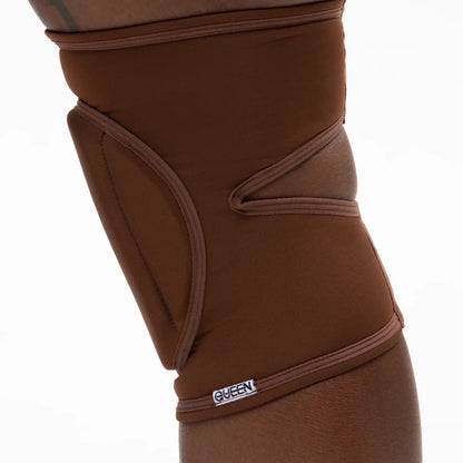 QUEEN WEAR - Genouillères classiques - Nude Cacao
