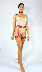 SORTE - Harnais Bas Athena - Rouge