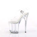 PLEASER - Flamingo - 808 - Clear
