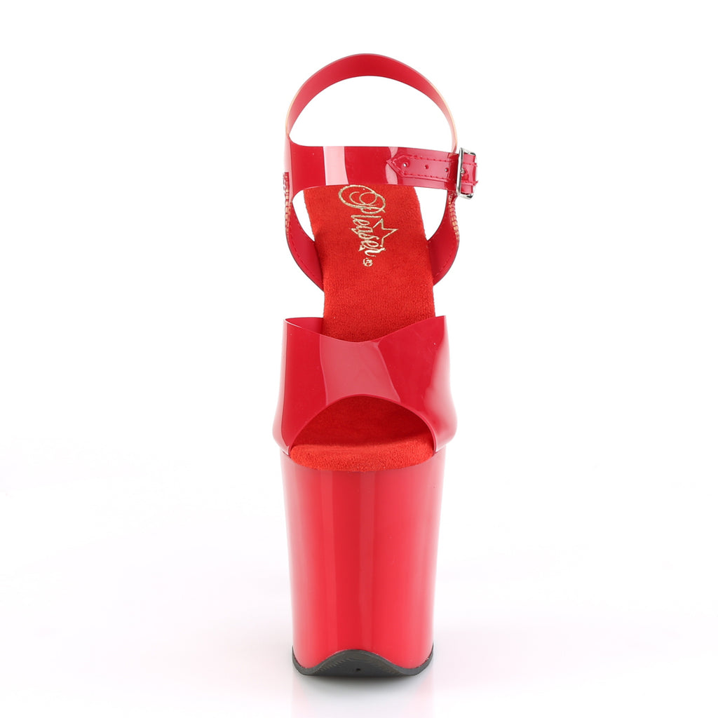 PLEASER - Flamingo - 808N - Jelly-like - Red 