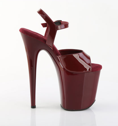 PLEASER - Flamingo - 809 - Burgundy