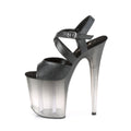 PLEASER - Flamingo - 822T Noir faux Cuir