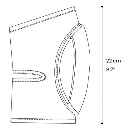 QUEEN WEAR - Genouillères classiques - Nude Moka