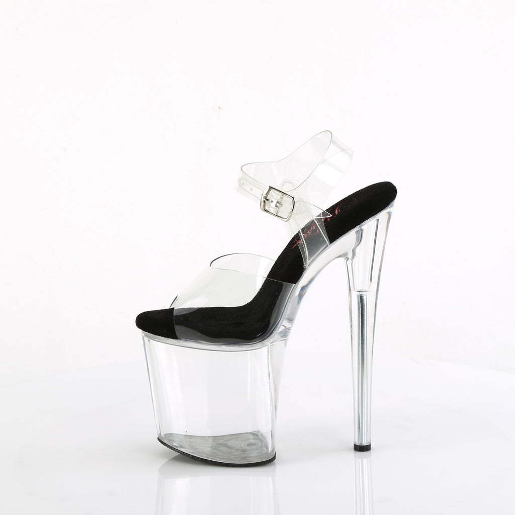 PLEASER - Naughty - 808 - Clear