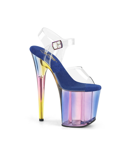 PLEASER - Flamingo - 808HT - Blue Multi Tinted