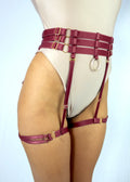 SORTE - Harnais Bas Venus - Burgundy