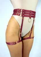 SORTE - Harnais Bas Venus - Burgundy