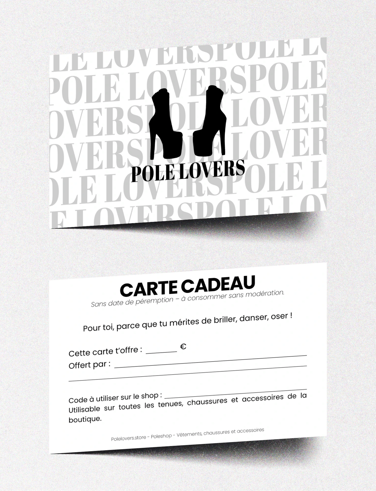Carte Cadeau Pole Lovers