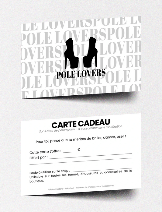 Carte Cadeau Pole Lovers