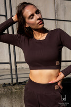 BANDURSKA DESIGN - Haut court Dark Chocolate