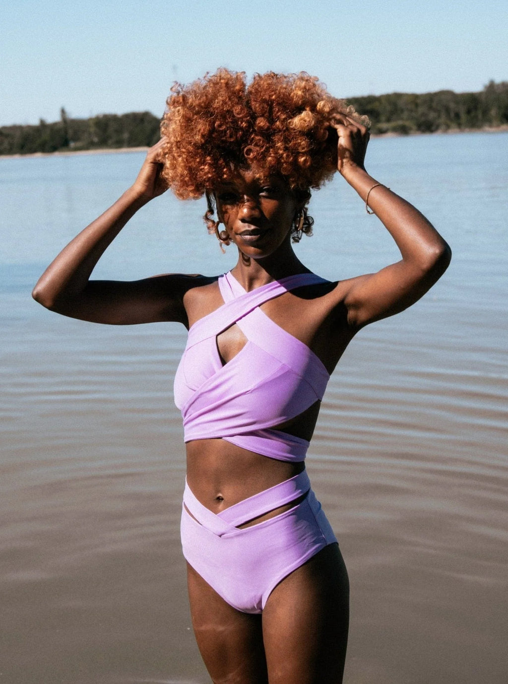 FANNA - Top X réglable - Lavender