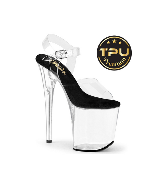 PLEASER - Flamingo - 808prem - Clear/Noir