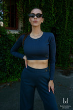 BANDURSKA DESIGN - Moody cropped top