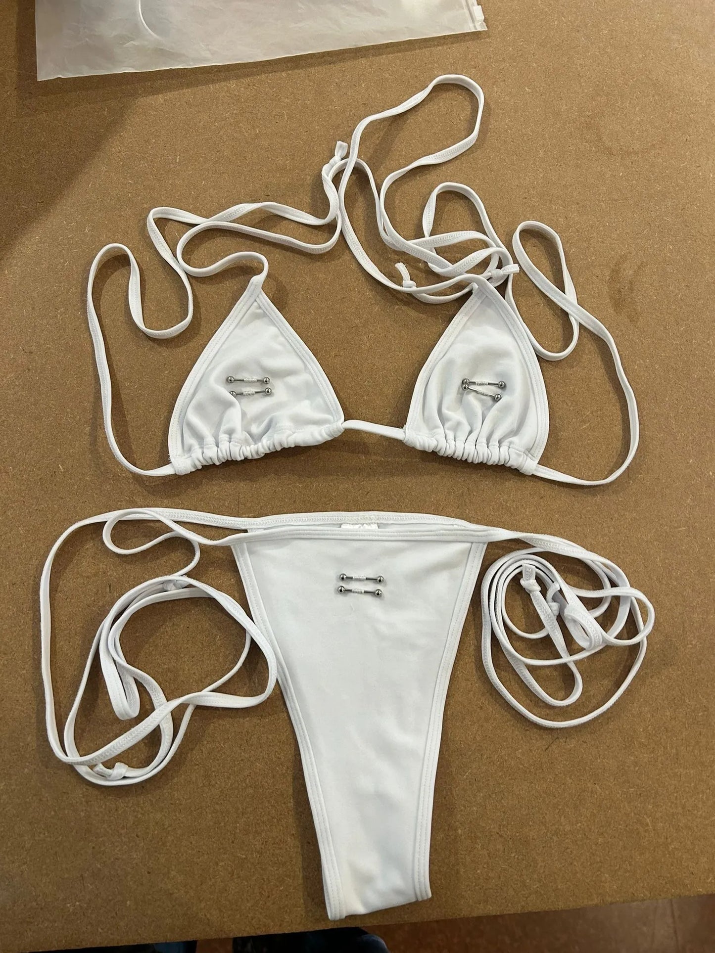 ANGRY DOLLZ - Jailbait Bikini White