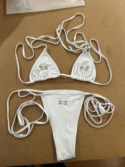 ANGRY DOLLZ - Jailbait Bikini White