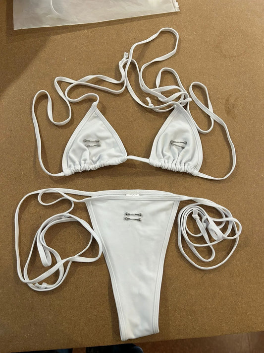 ANGRY DOLLZ - Jailbait Bikini White